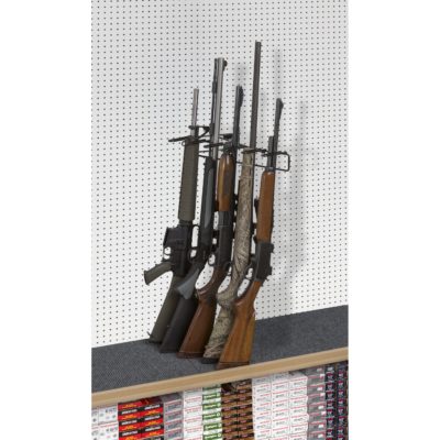 1’ 5 Rifle Leans Right Display Peg Board