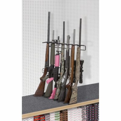1’ 7 Rifle Leans Right Display Peg Board