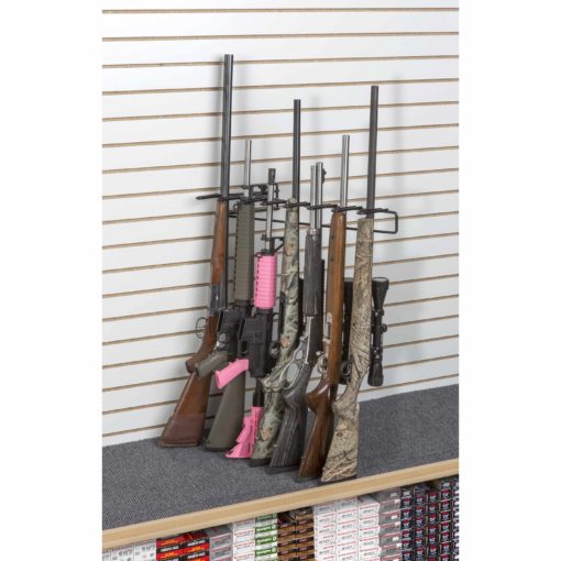 1’ 7 Rifle Leans Right Display Slat Wall