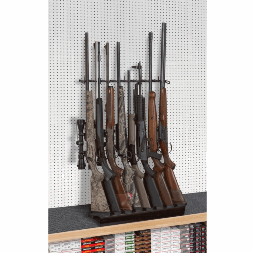 2’ 8 Rifle Deluxe Shelf Display Peg Board