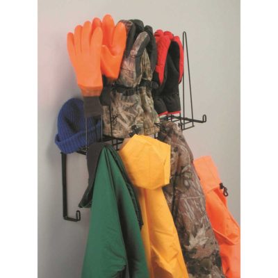 4 Pair Coat Glove and Hat Rack