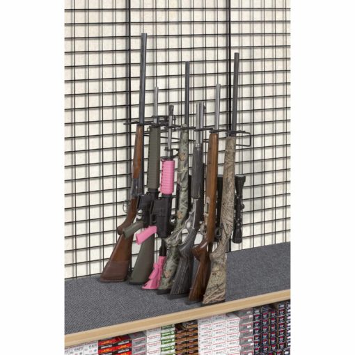 1’ 7 Rifle Locking Leans Right Display Grid Wall