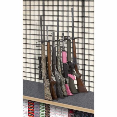 1’ 7 Rifle Leans Left Display Grid Wall