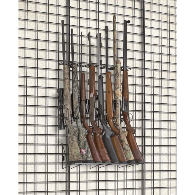 2’ 8 Rifle Wall Display Grid Wall (SKU: 6284) – RACK'EM RACKS