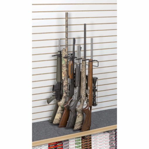 1’ 6 Rifle Leans Right Display Slat Wall