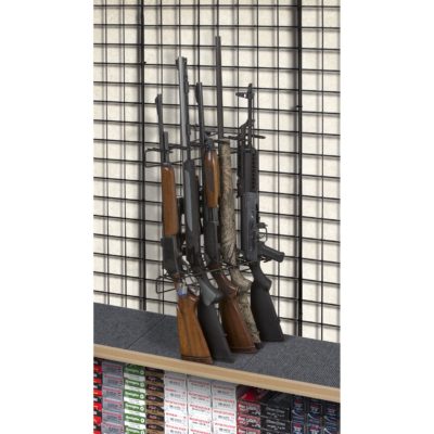 1’ 5 Rifle Locking Leans Left Display Grid Wall